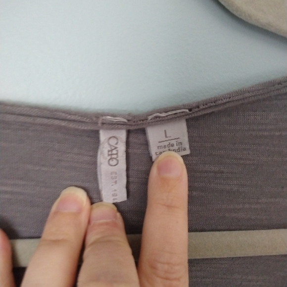 Long Sleeve flowy shirt with braid sleeves detail - Picture 4 of 5